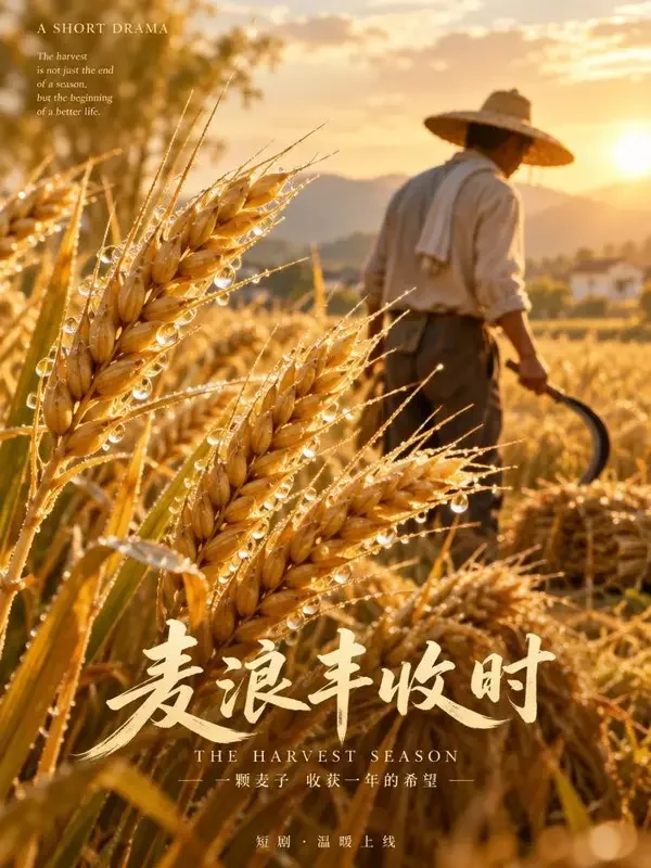 《麦穗金黄时》- 红果短剧年代记忆短剧封面 《麦穗金黄时》- 红果短剧年代记忆短剧封面